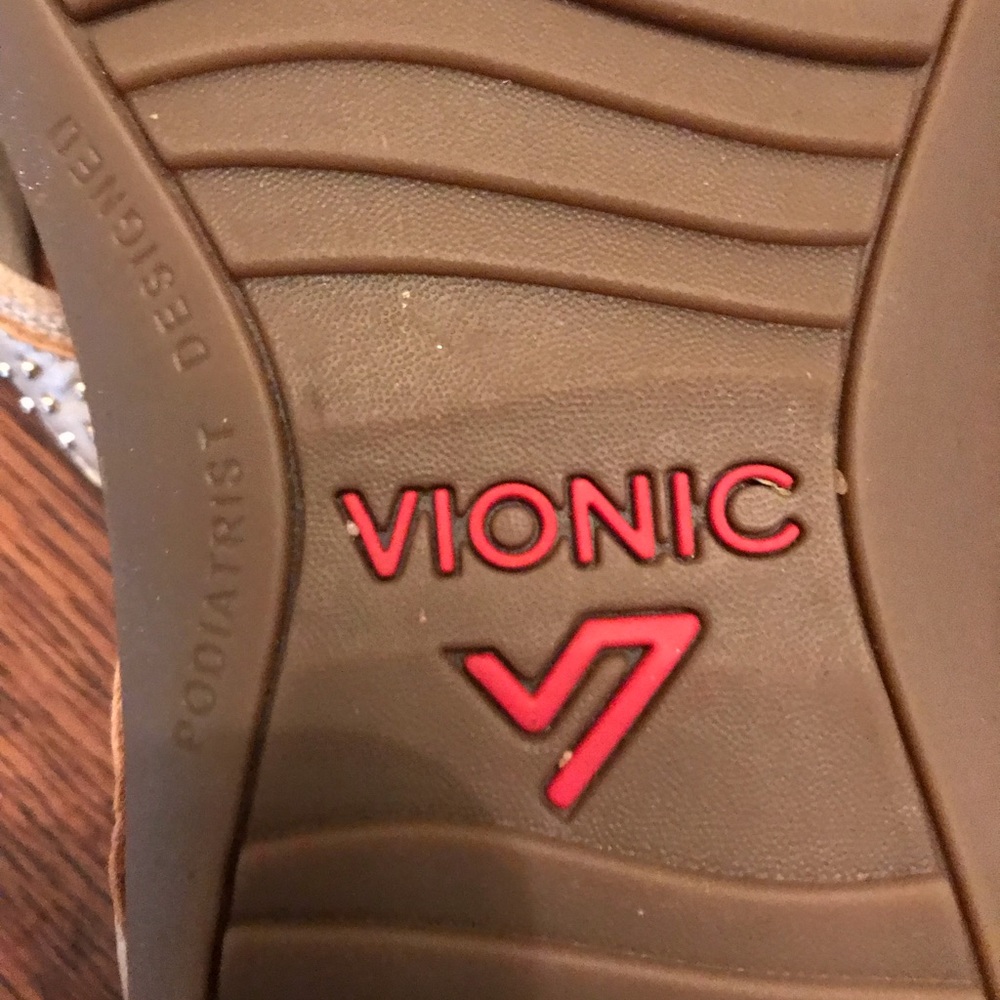 Vionic wedge flip flops